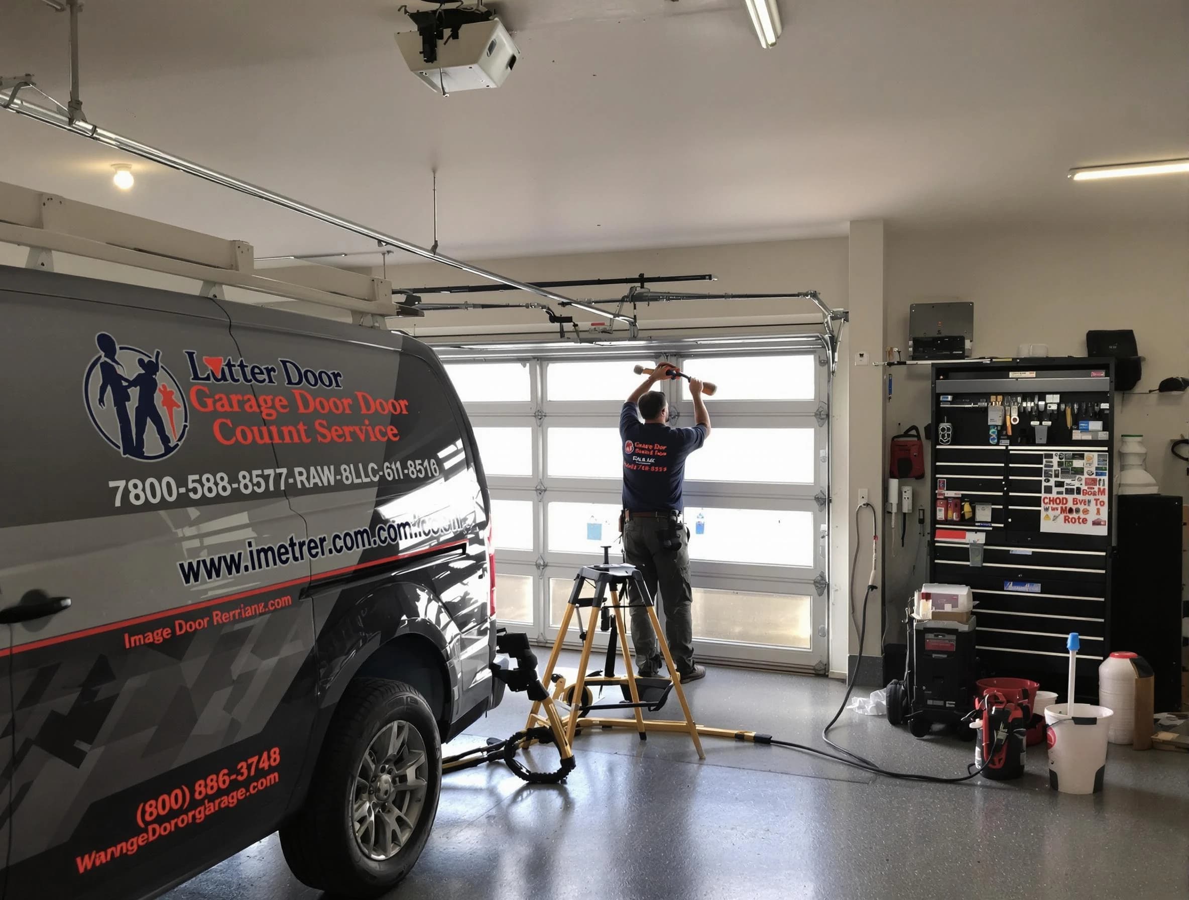 Highland Park Garage Door Repair rapid response team performing same-day repair in Highland Park