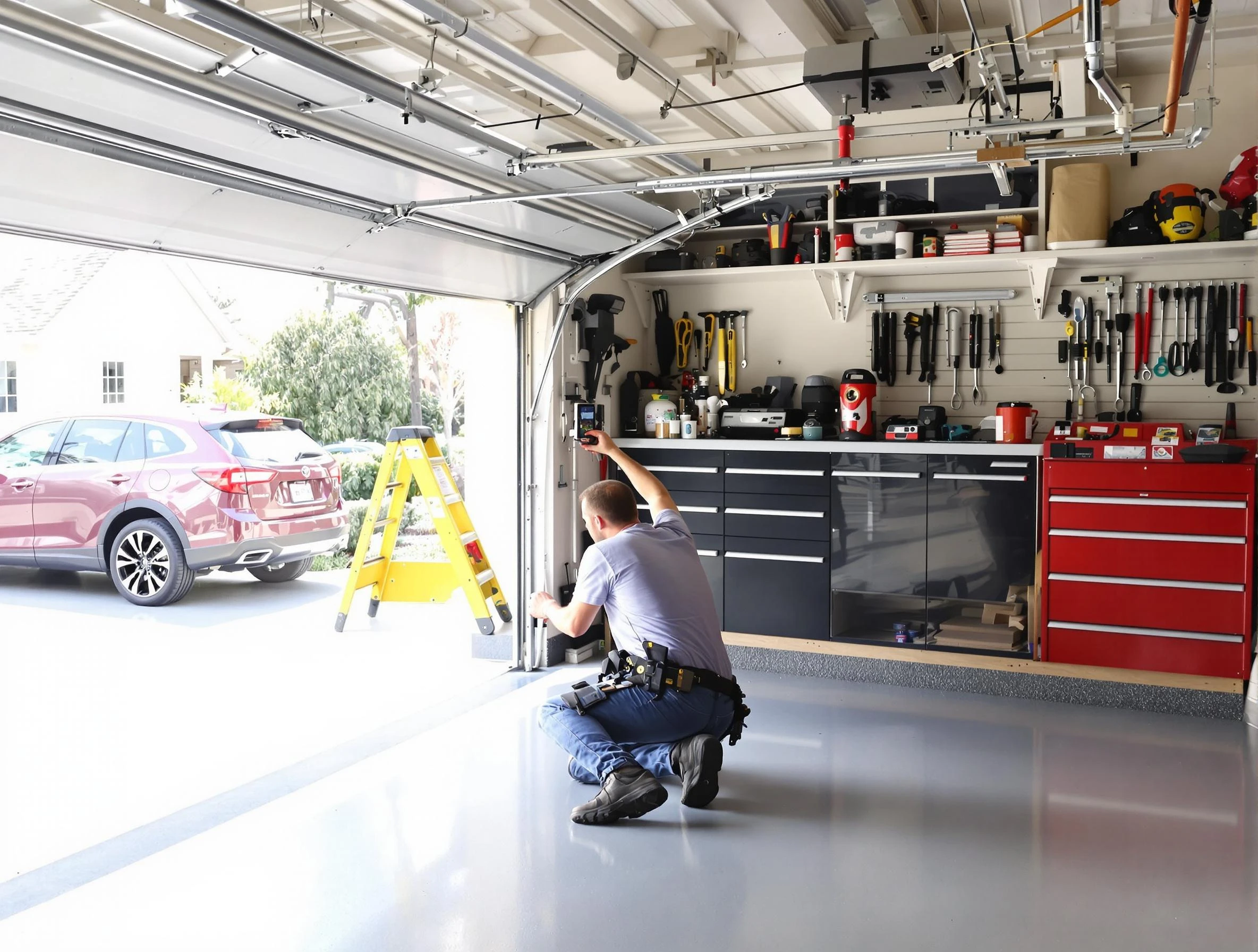 Local garage door repair service by Highland Park Garage Door Repair in Highland Park